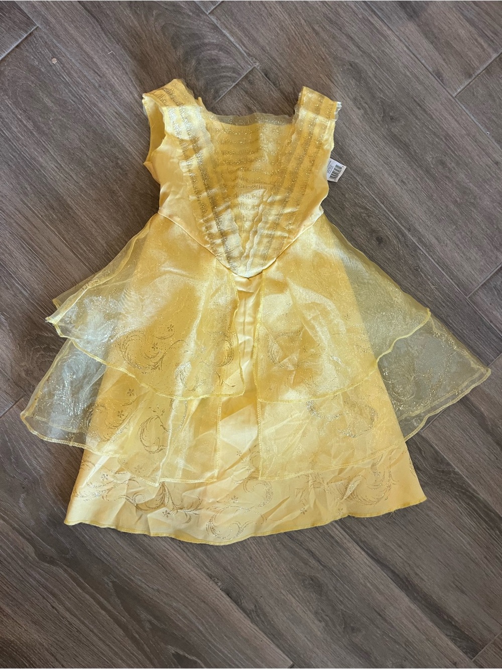 Disney Yellow Sparkle Princess Dress Costume